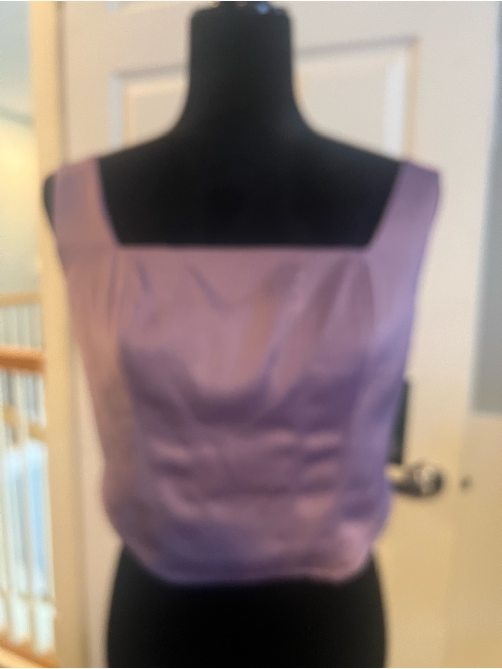 wild fable Lavender Square-Neck Satin Camisole